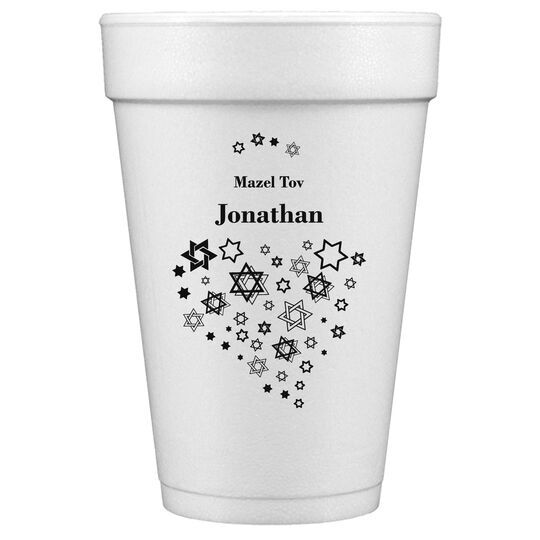 Jewish Star Party Styrofoam Cups